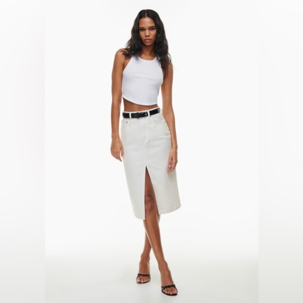 The ‘90s Halle Denim Skirt